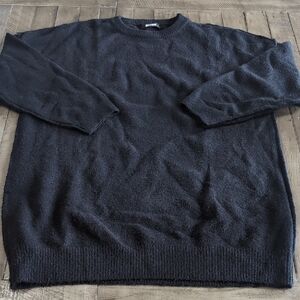 Woman's  Black Long Sweater